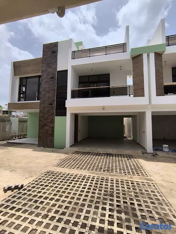 casas - venta de casa en proyecto cerrado autopista de san isidro Santo Domingo este  8