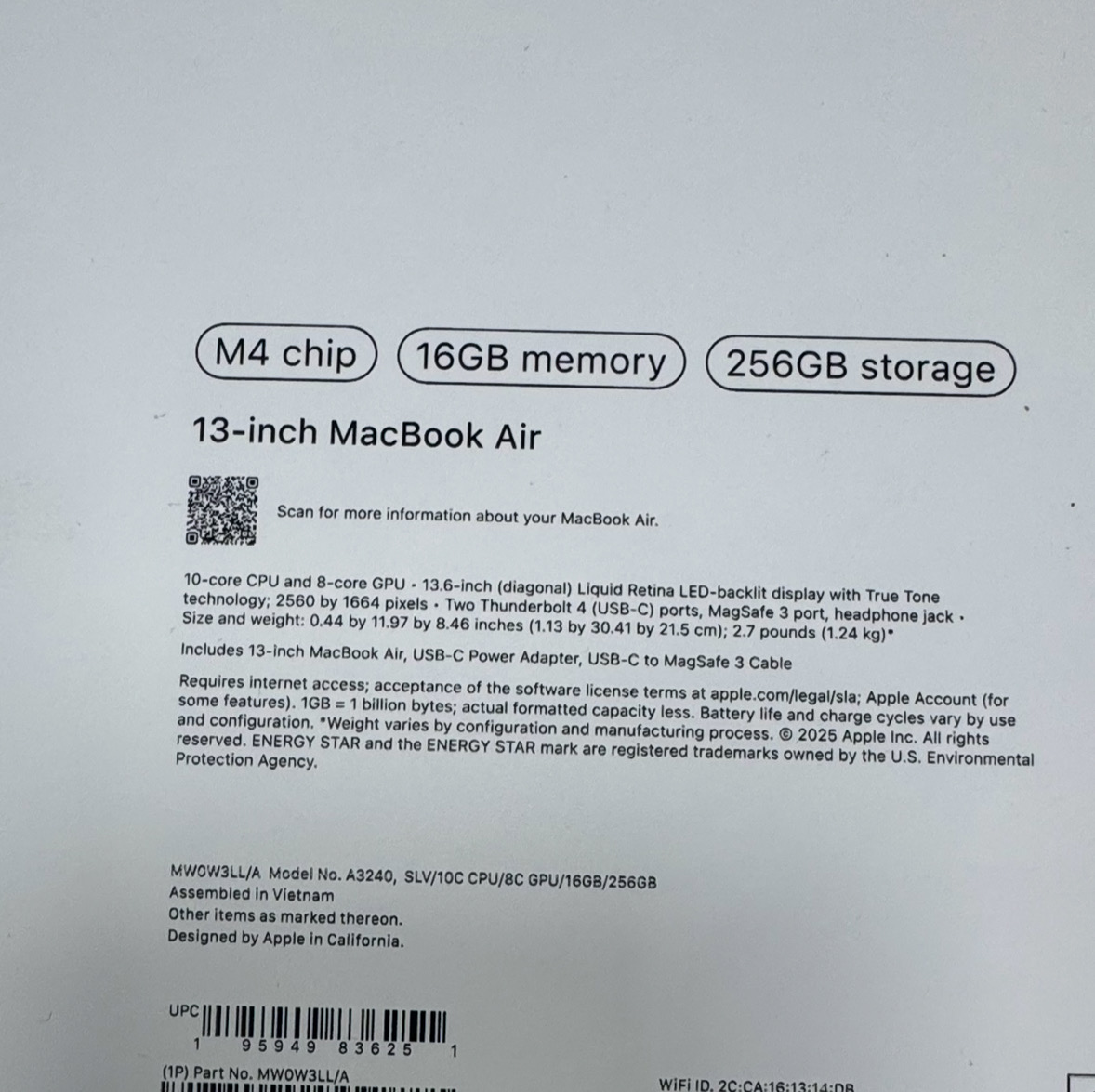 computadoras y laptops - MacBook Air 2025 Chip M4 13” & 15” 16GB/256GB & 16GB/512GB - Tienda Física  1