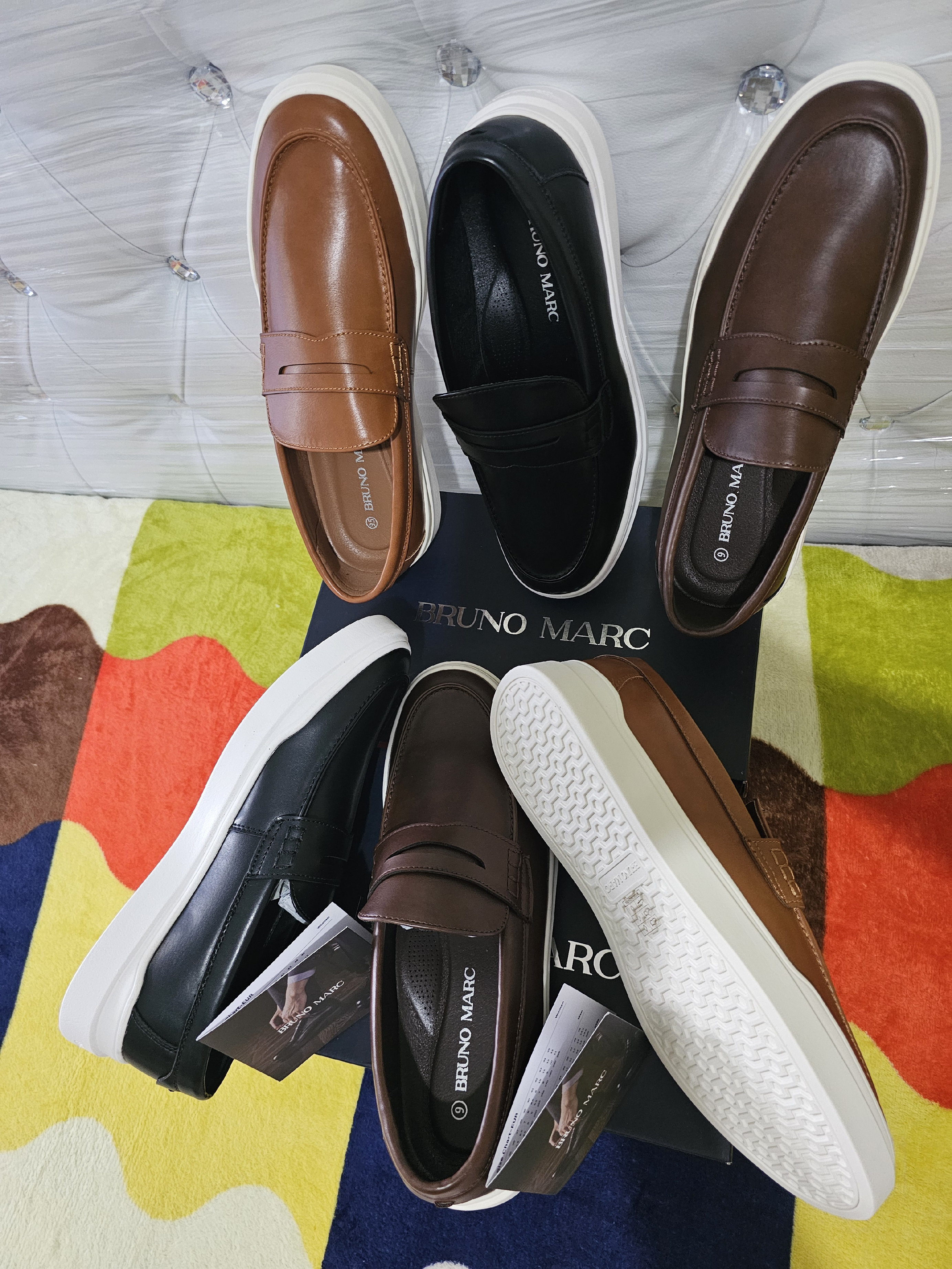 zapatos para hombre - Bruno Marc MaxFlex - Zapatos deportivos de vestir para hombre, estilo Oxford. 0