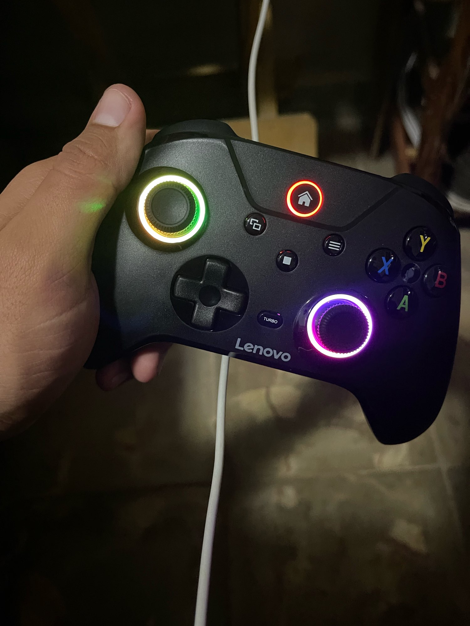 consolas y videojuegos - 🔱Control Inalambrico Lenovo S02 RGB para PC,Xbox, Swicth, iOS Nuevo 🔱 3