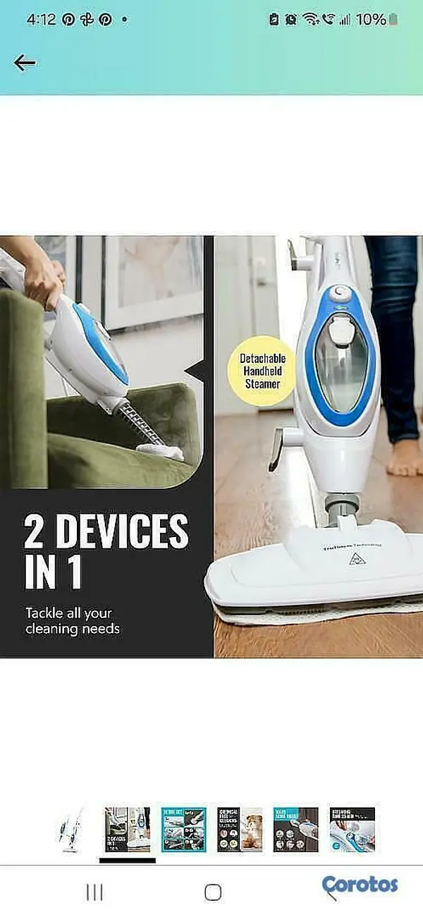 electrodomesticos - Limpiador vaporizador multiusos 2