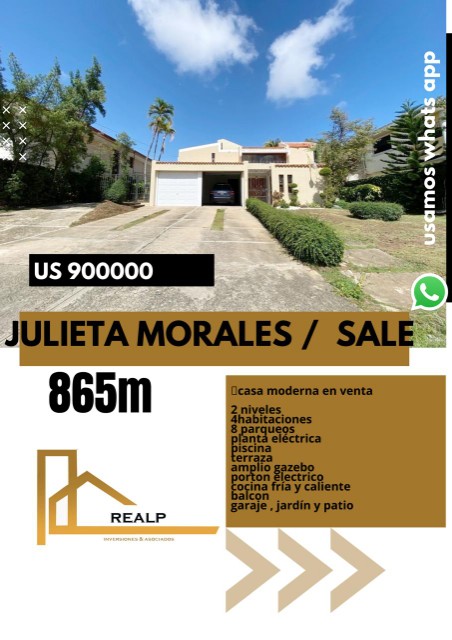 casas - Casa en Venta Julieta morales 0