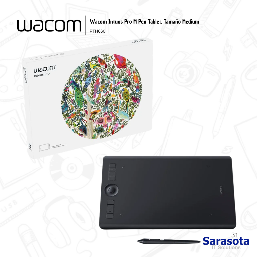 accesorios para electronica - Wacom Intuos Pro M Nuevo tamaño Medium
