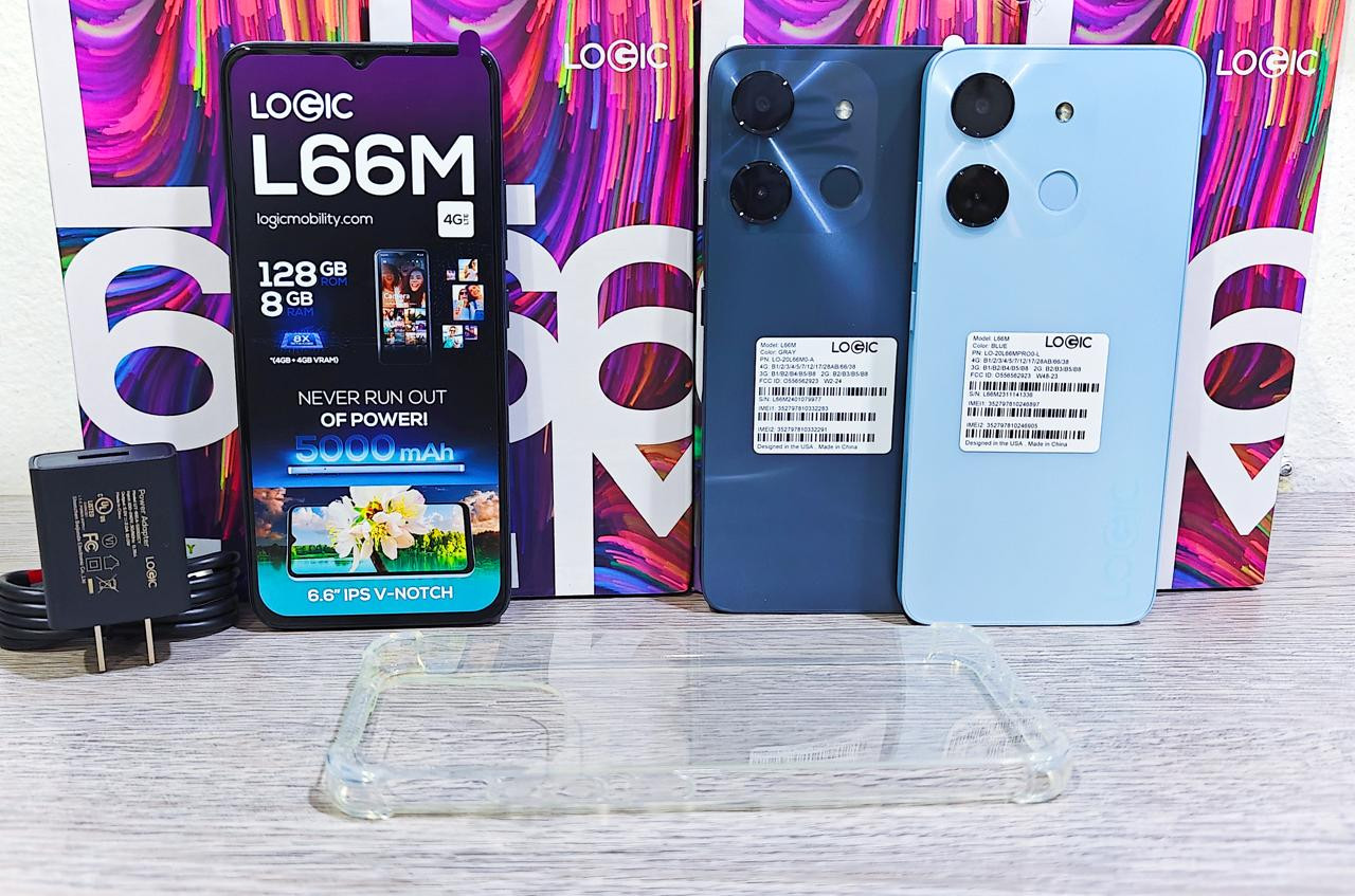 celulares y tabletas - LOGIC L66M 128GB NUEVO DE CAJA 