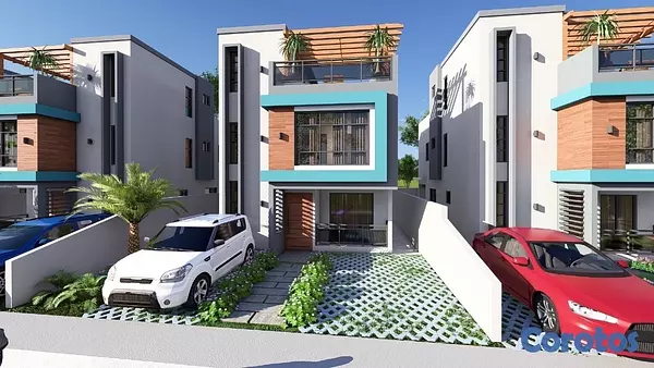 casas - venta de casa en la avenida ecológica Santo Domingo este  4