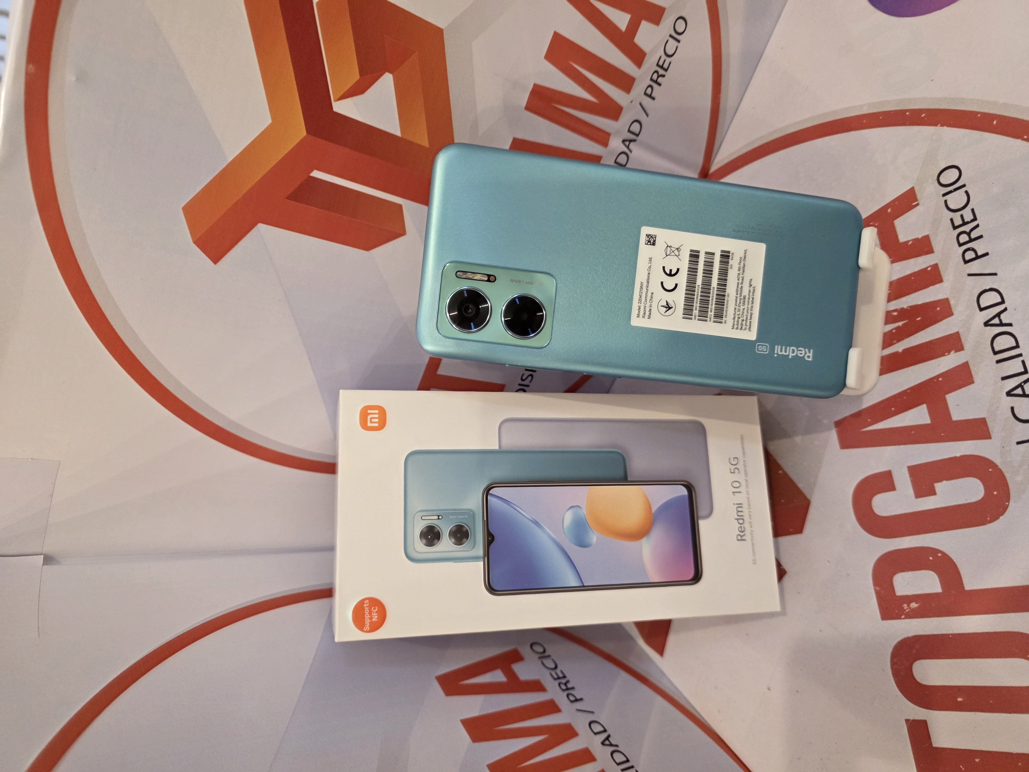 celulares y tabletas - REDMI 10 5G, 4GB RAM 64GB ROM 5