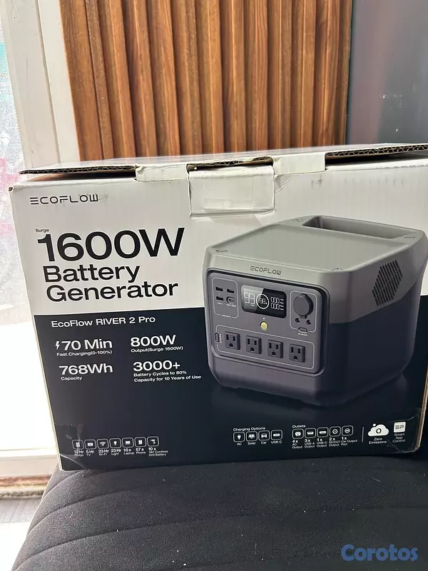plantas e inversores -  EcoFlow Solar Generator River 2 Pro w/ 2 45W Solar Panels 3