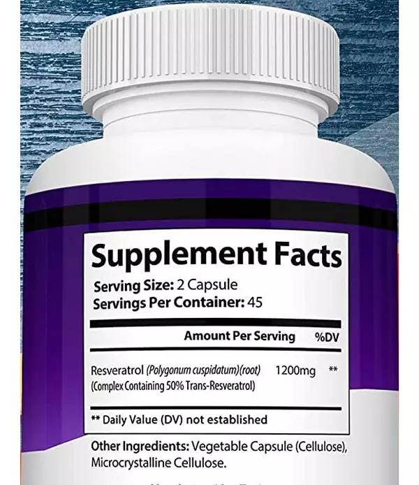 Salud y Equipamiento Médico - Resveratrol 90 Caps Toplux 2