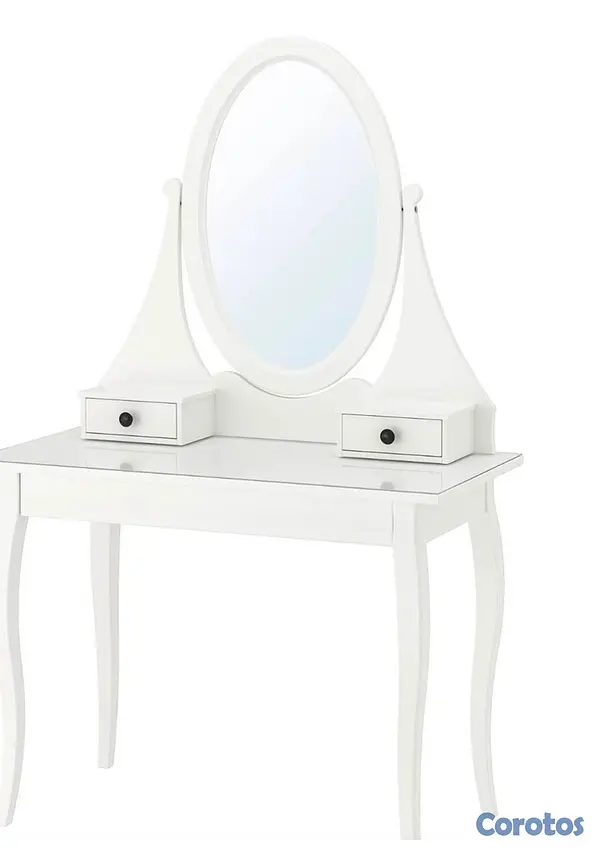 muebles y colchones - Precioso Vanity para embellecer tus espacios , tiene el cristal y taburete .  2