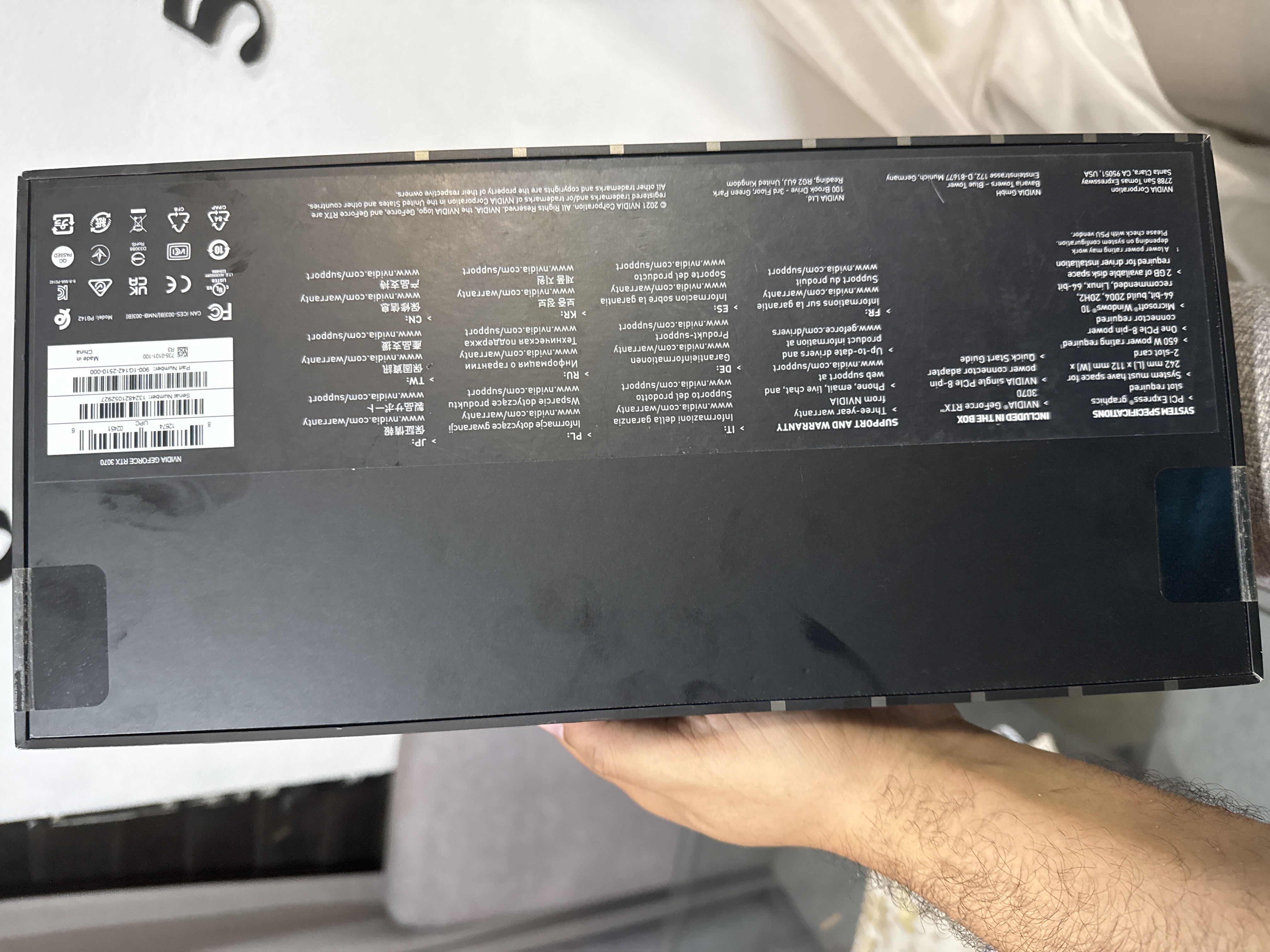 otros electronicos - Nvidia RX 3070 Nueva Sellada 1