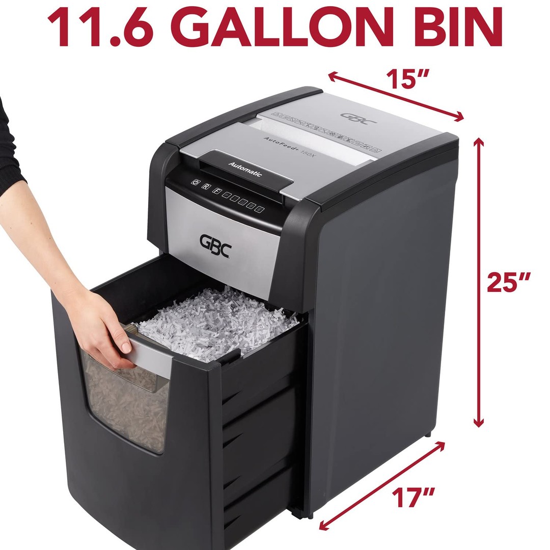 impresoras y scanners - Trituradora de Papel,GBC Alimentación Automática, Capacidad de 150 Hojas 0