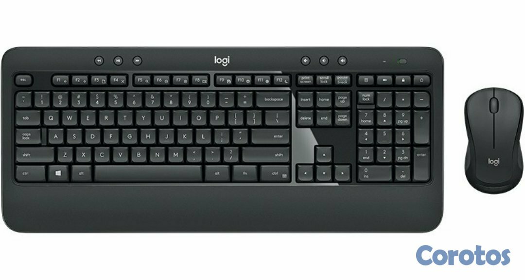 computadoras y laptops - TECLADO MOUSE LOGITECH MK540 USB WIRELESS RECEIVER 2.4GHZ WIRELESS, 10M RANGE, 1 2