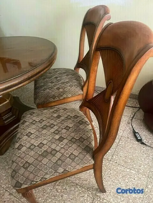 muebles y colchones - Juego de comedor de 4 sillas 6