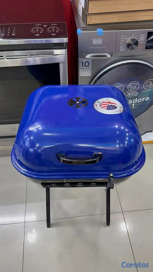 herramientas, jardines y exterior - 🔥 Parrilla BBQ portátil con tapa – perfecta para t 3