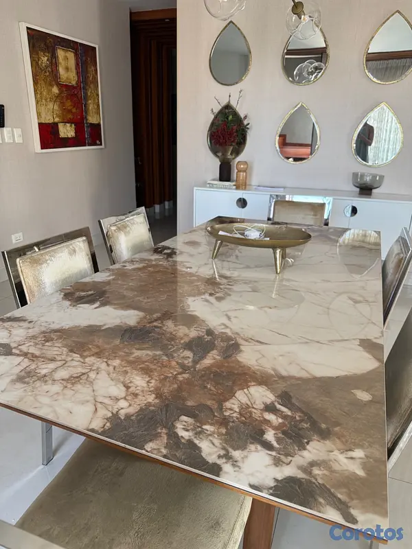 muebles y colchones - Sillas de lujo en acero inoxidable  3