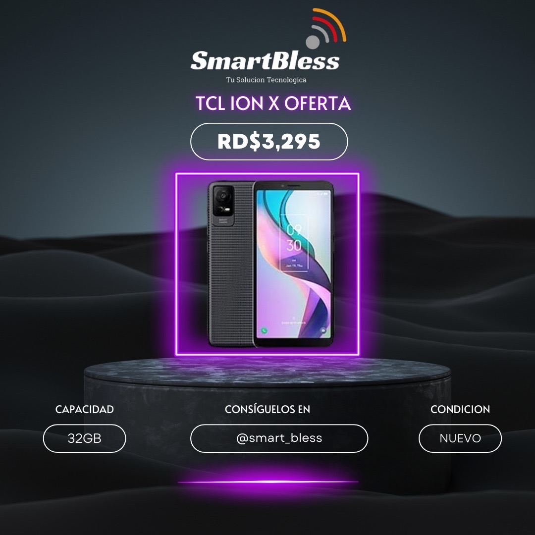 celulares y tabletas - Tcl Ion x sellado y desbloqueado  0