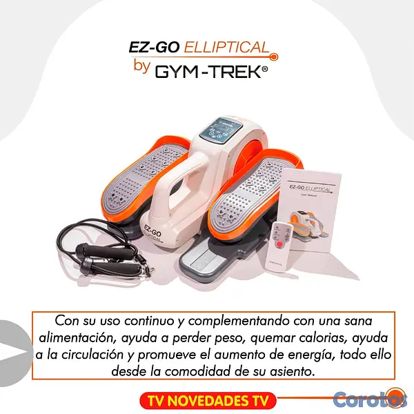 Artículos Deportivos - Elíptica multifuncional Ez Go 6