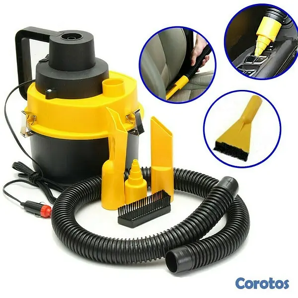 herramientas, jardines y exterior - Aspiradora automática multifunción húmeda y seca 12 voltios con cable que conect 2