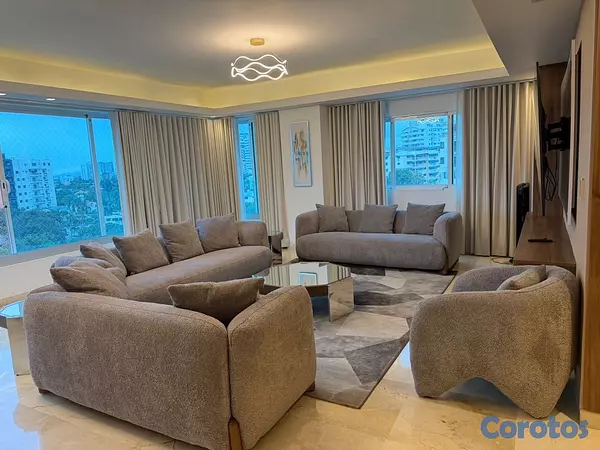 apartamentos - vendo los cacicazgos piso 7 tres habitaciones con baño estudio dos parqueos tech 3