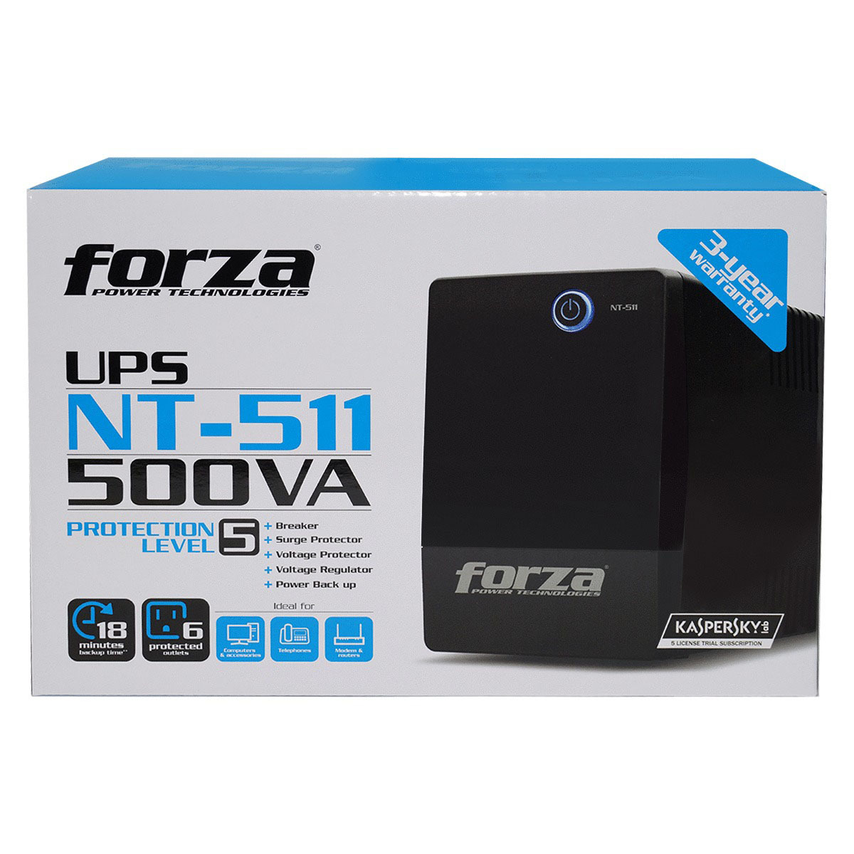 accesorios para electronica - Forza UPS 500VA para computadoras y mas  0