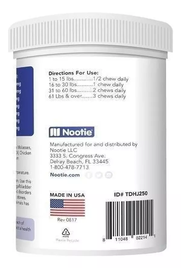 Salud y Equipamiento Médico - Glucosamina Condroitina Con Tumeric Para Perros - 250 Dosis 3