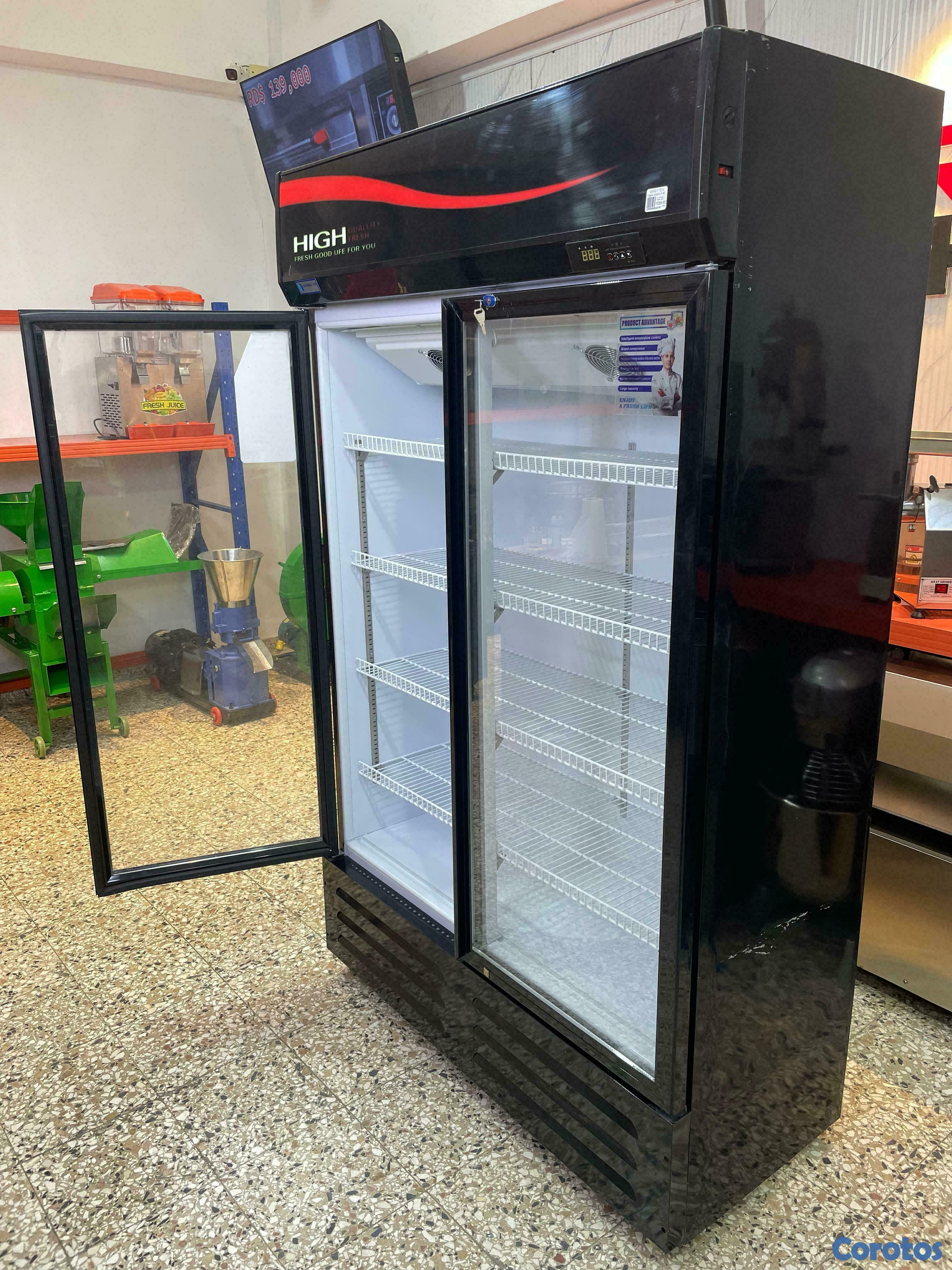 equipos profesionales - Freezer frizer refrigerador exhibidor de 2 puertas 3