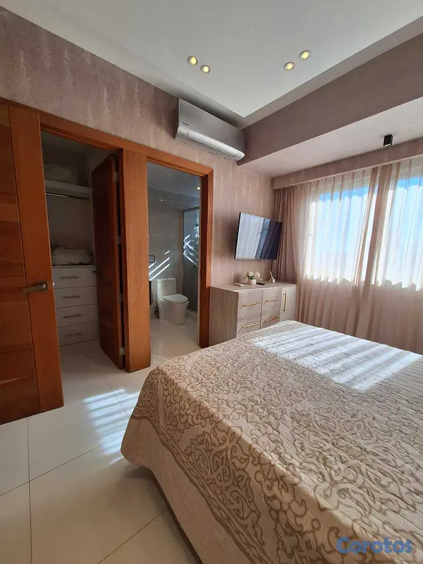 apartamentos -  ¡IMPERDIBLE! EXCLUSIVO APARTAMENTO AMUEBLADO EN L 9