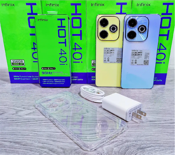 celulares y tabletas - Infinix Hot 🥵 40i 256GB+16GB  0