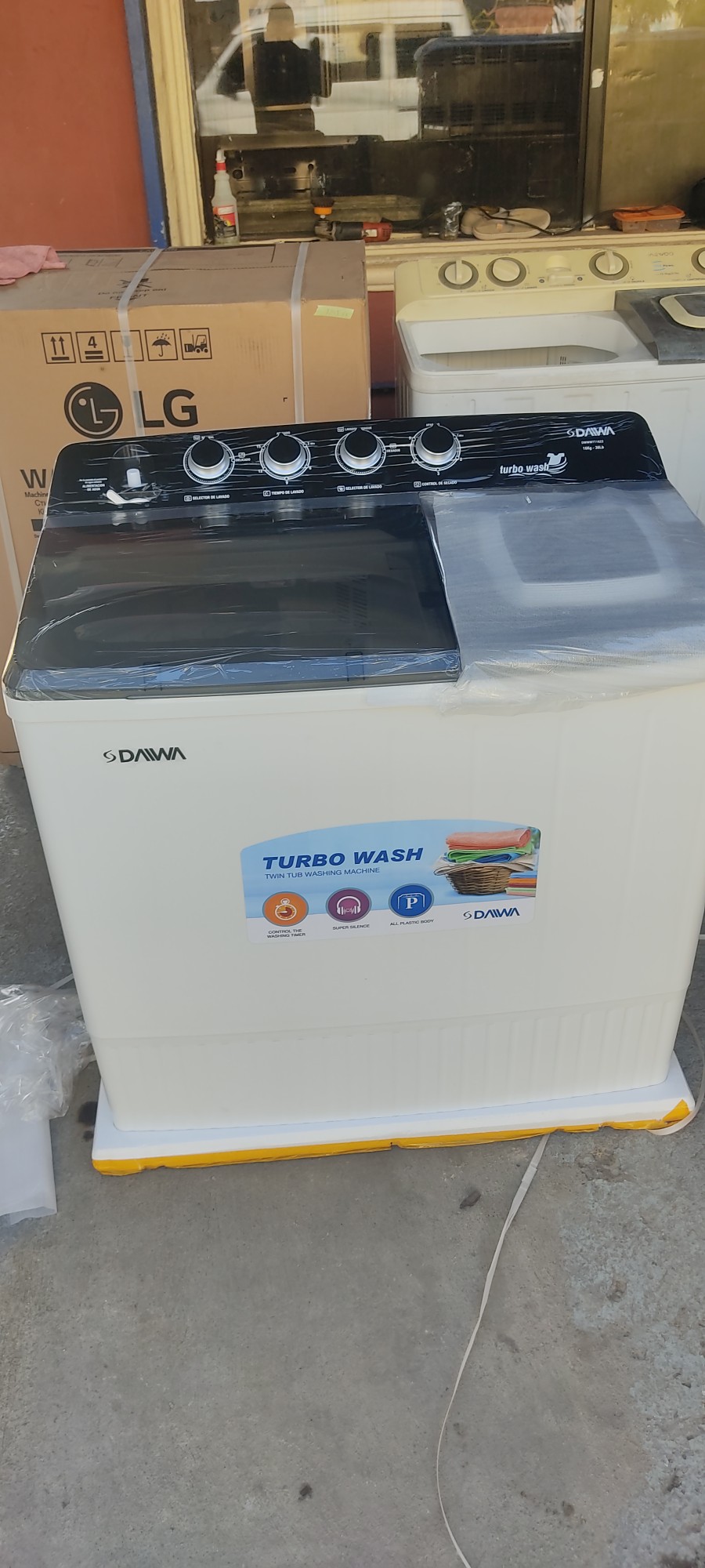 electrodomesticos - Lavadora dawia 36 libra nueva 0