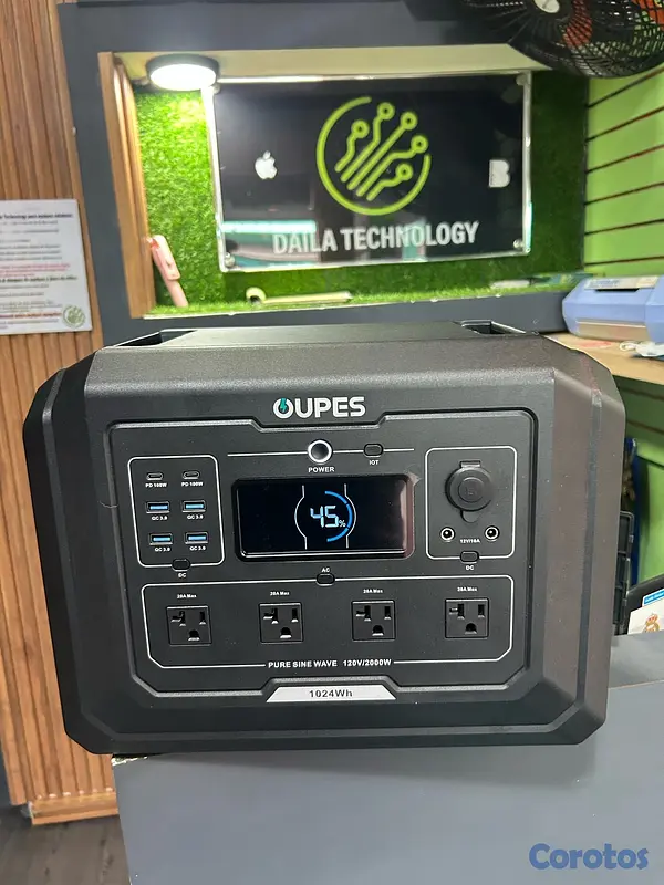 celulares y tabletas - inversor portátil oupes mega 1 2000W  3