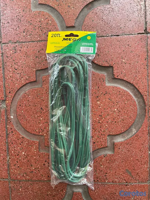 herramientas, jardines y exterior - Combo regleta con 2 USB más 2 extensiones de 20’. Nuevos 2