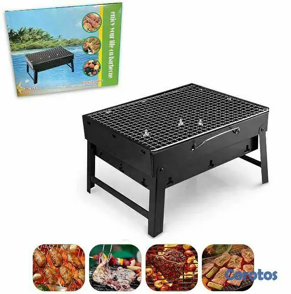 herramientas, jardines y exterior - MINI BBQ PORTATIL A CARBON– ASADOR PARA PARRILLADA 2