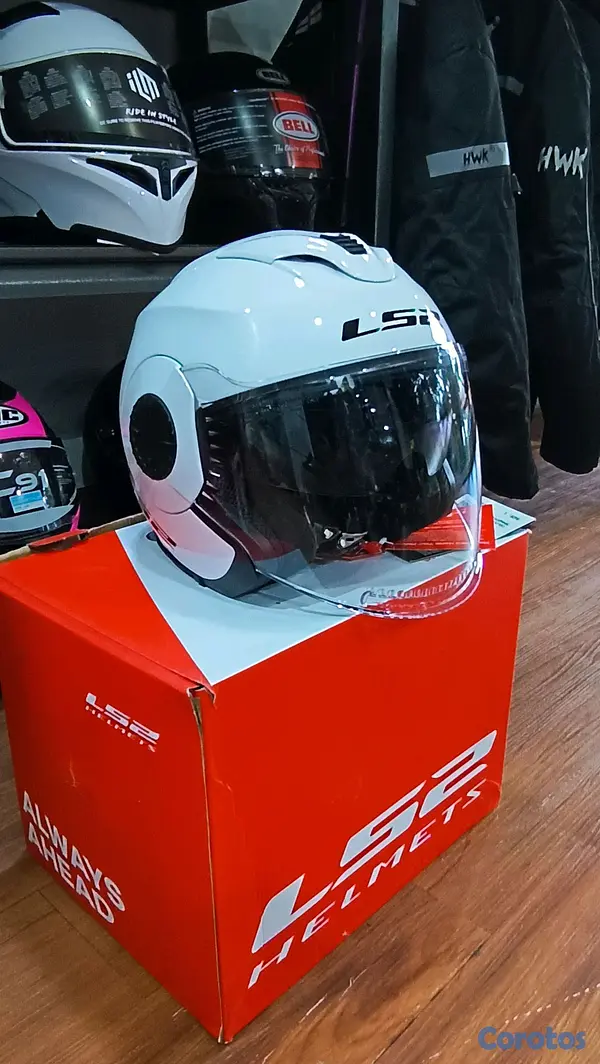accesorios para vehiculos - CASCO OPEN FACE LS2 VERSO DOBLE CERTIFICACION NUEVO IMPORTADO 3