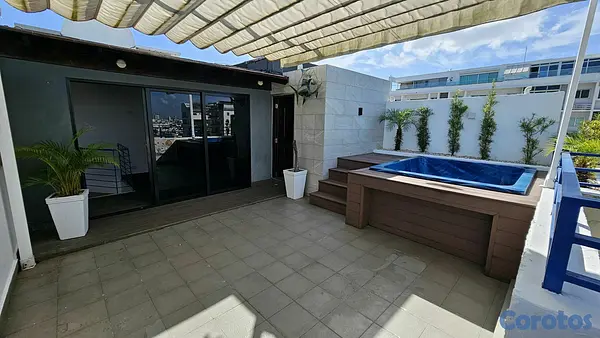 apartamentos - Apartamento duplex 2 habs, Terraza + Jacuzzi, 2 parqueos en Evaristo Morales 2