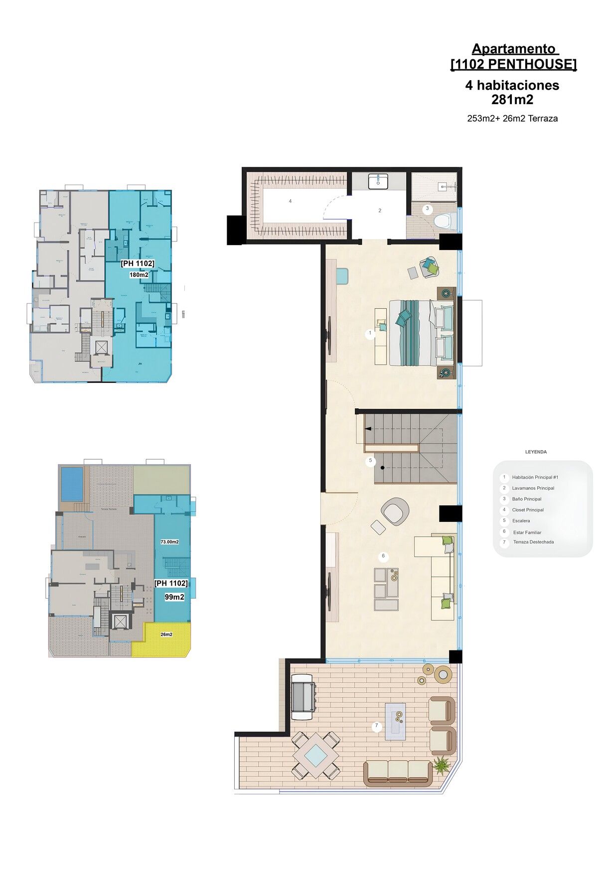 penthouses - Penthouse Nuevo en Bella Vista Torre Familiar  1