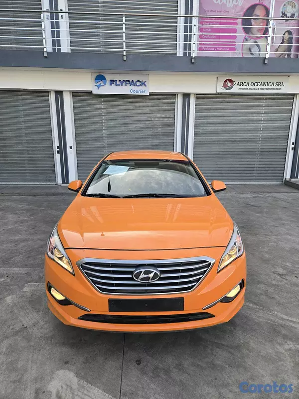carros - HYUNDAI SONATA LF 2018 NARANJA  2