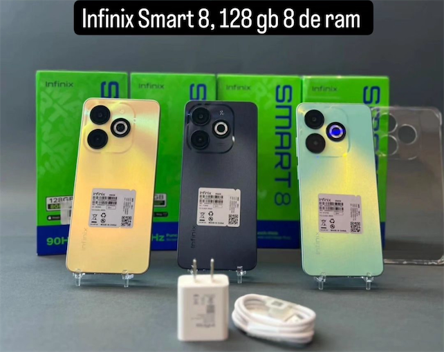 celulares y tabletas - Precio de oferta🚨🚨🚨

Infinix Smart 8, 128 GB 8 de ram nuevos y sellados. 2