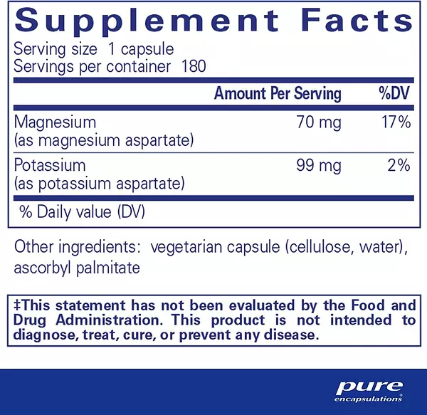 Salud y Equipamiento Médico - Potasio 180 Cap 99 Mg Pure 2