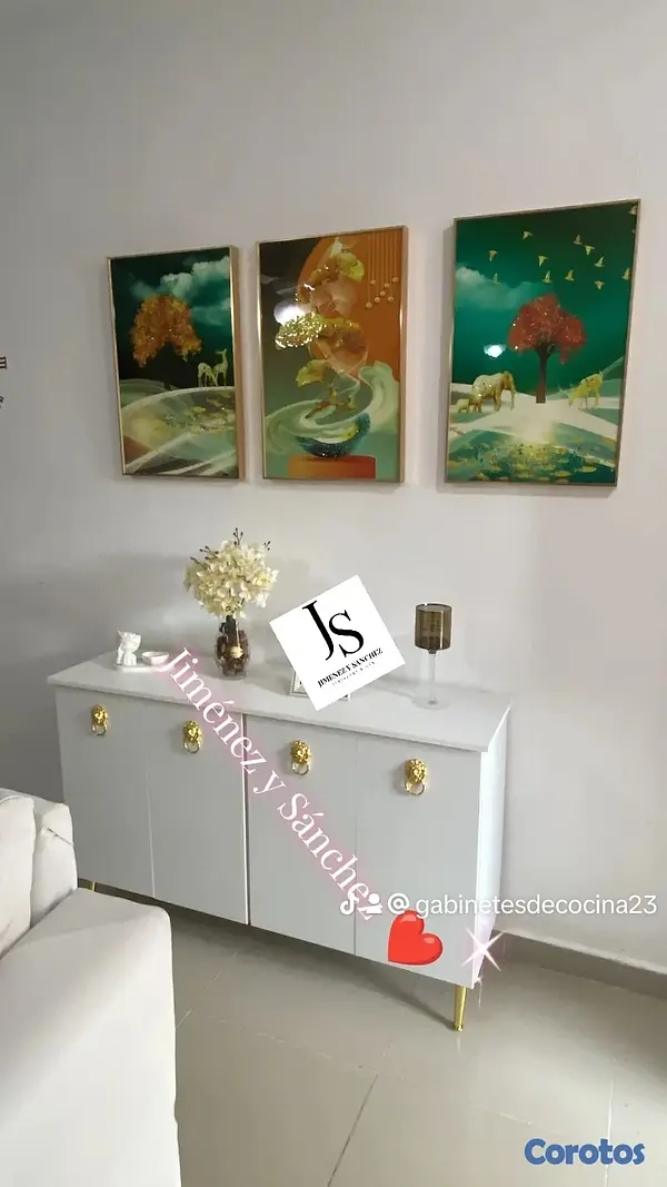 decoración y accesorios - Credenzas disponibles de 2 , 3 y 4 puertas en melamina hidrofuga  7