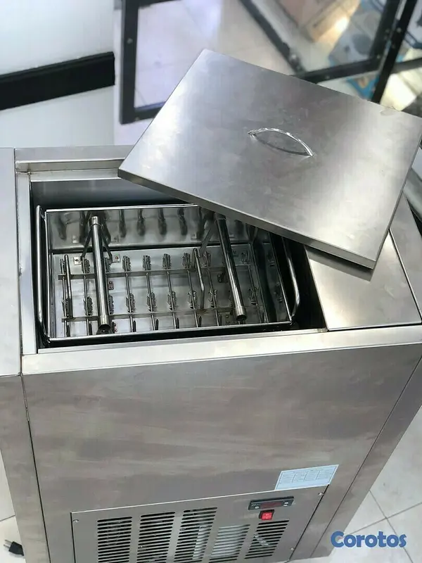 equipos profesionales - Maquina de paletas helado de fruta heladeria heladera acero inoxidable 9