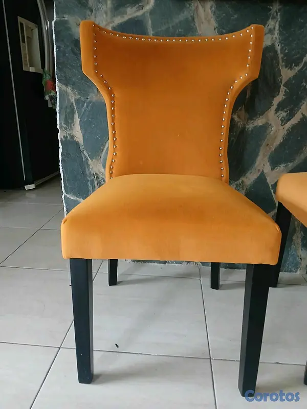muebles y colchones - 4 sillas comedor color de temporada 
 2