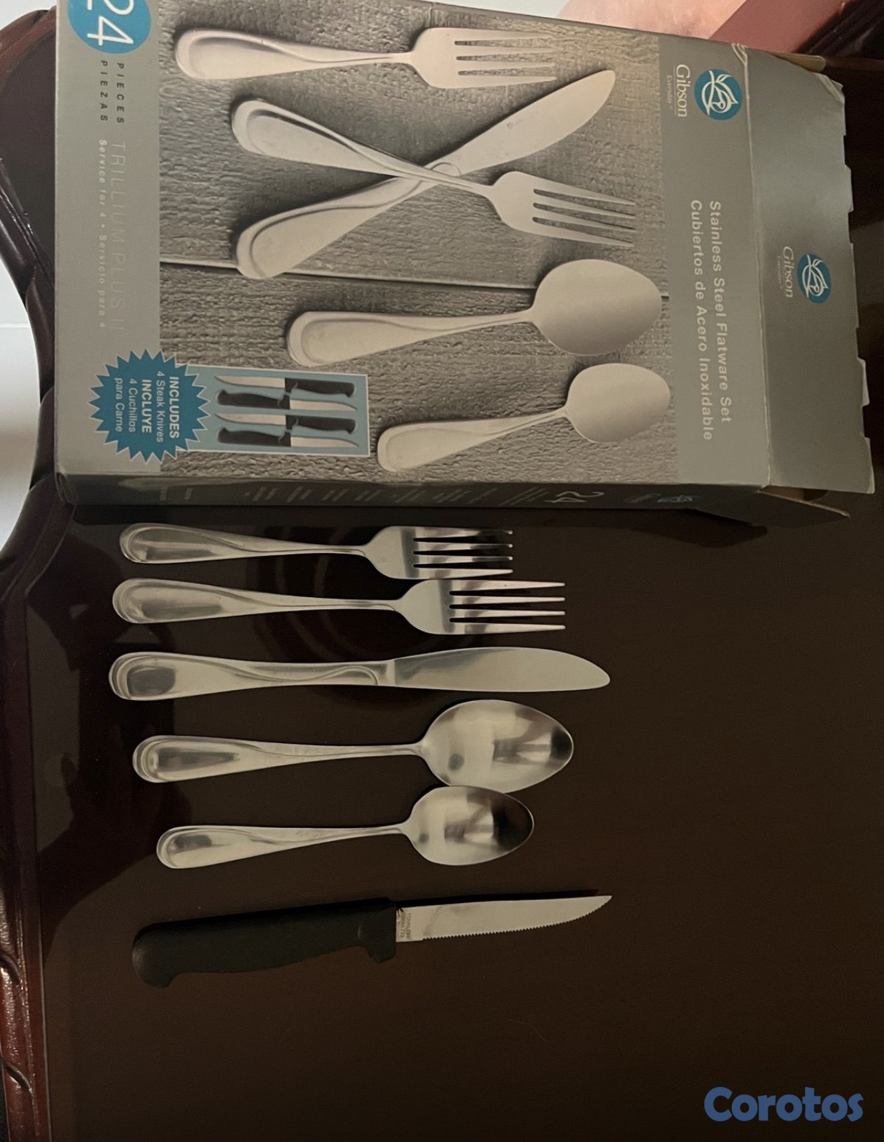 cocina - Set cubiertos de 20 piezas (cuchillos carne) 4