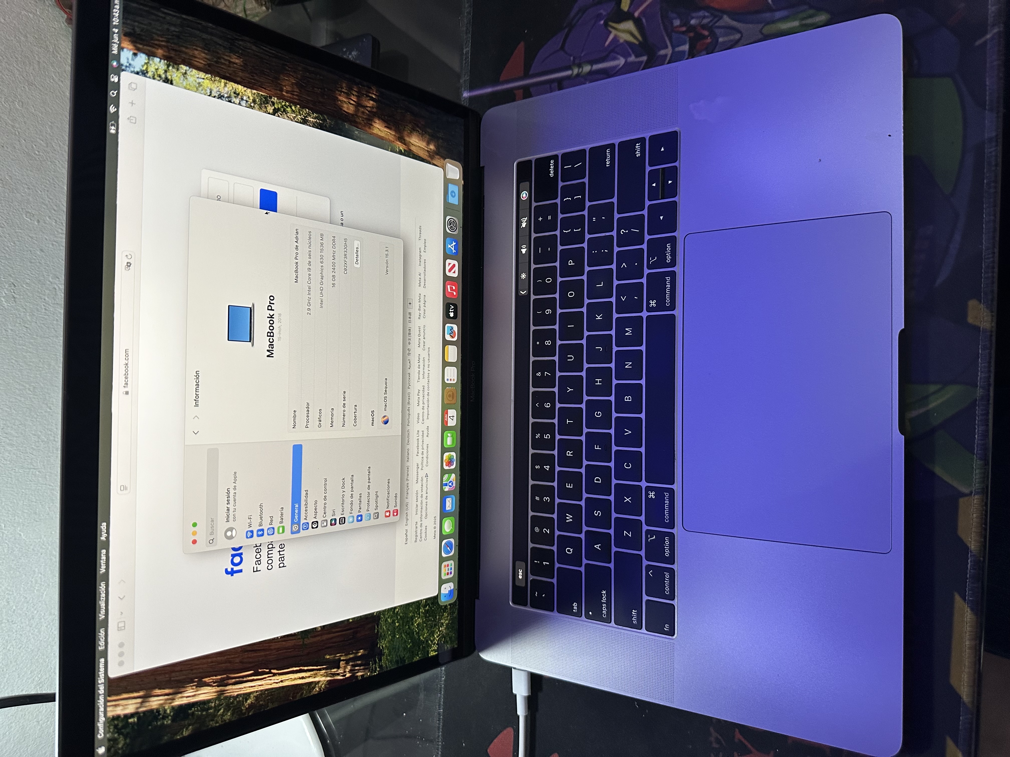 computadoras y laptops - MacBook Pro 2019 i9, 16 gb ram 500 gb memoria  2