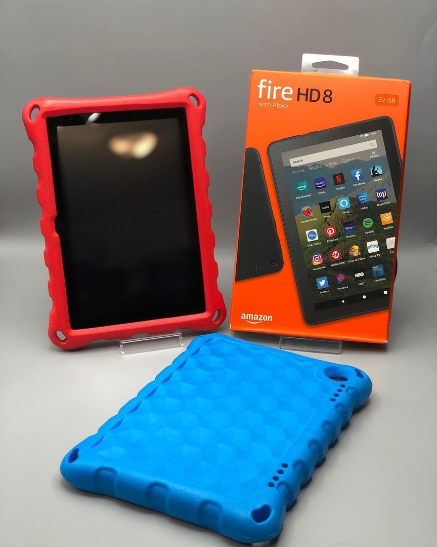 celulares y tabletas - Tablet Amazon Fire 8 HD 32GB Con su Cover