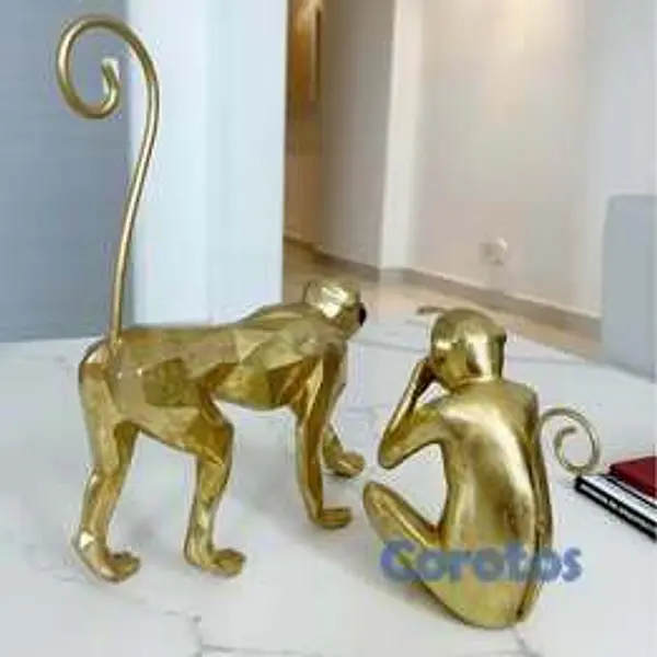 arte y antigüedades - Figuras decorativas Monitos 3