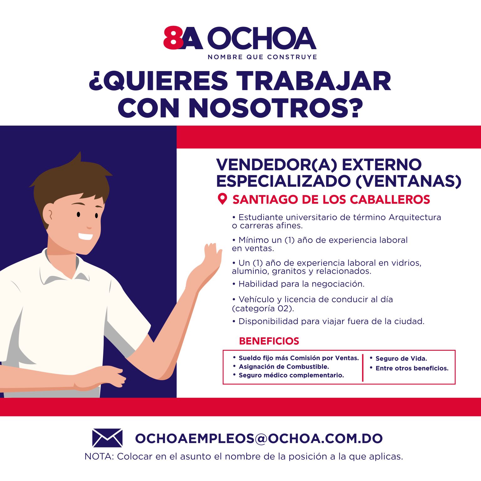 empleos disponibles - Vendedor 0
