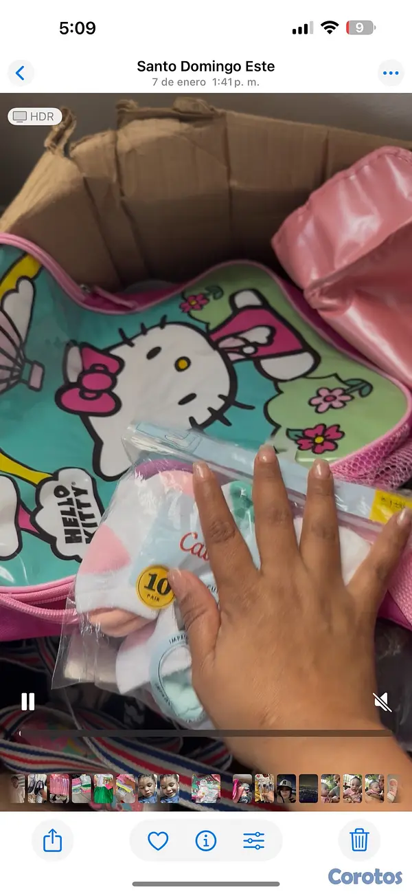 ropa y zapatos - caja de ropa de niña  7
