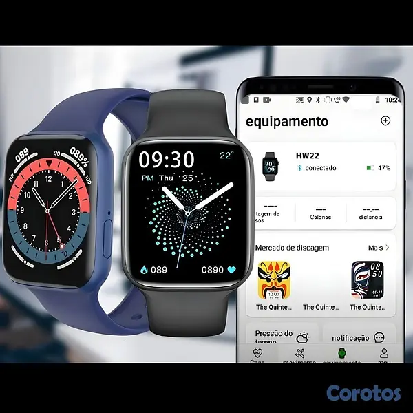 otros electronicos - Smartwatch HW22 Pro – iPhone y Android Notificacio 9