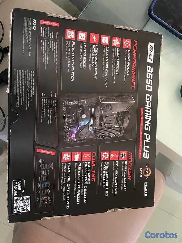 computadoras y laptops - PLACA MADRE MSI GAMING 3