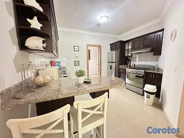 apartamentos - Apartamento en alquiler amueblado en Juan Dolio  6